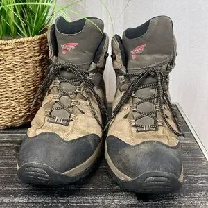 Redwing Brown Suede & Leather Lace Up Hiking Boots 12 Red Wing Shoes | Shoes | Redwing Brown Suede Leather Lace Up  main image 2